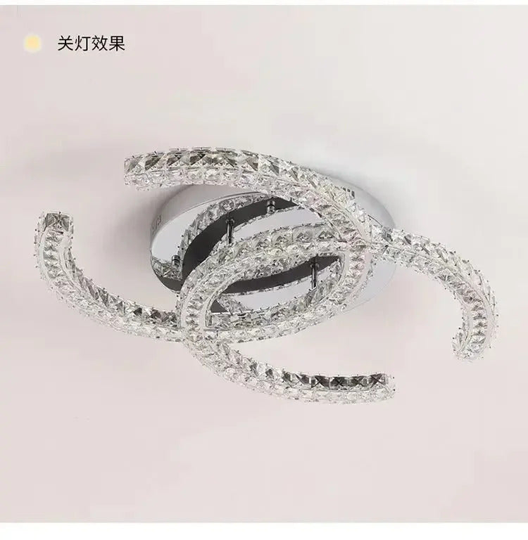 Modern Crystal Chandelier Simple Dining Room Chandelier Home Decoration hanging light fixtures