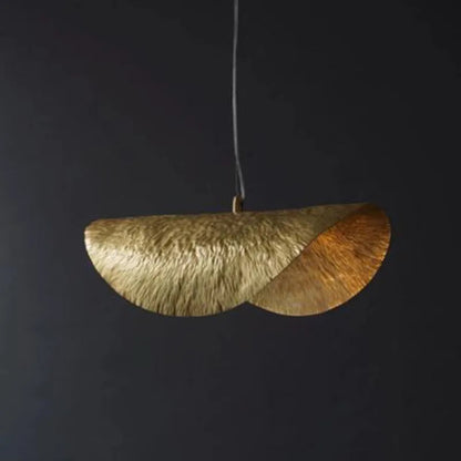 Hammered Brass Suspension Llight  retro pendant light