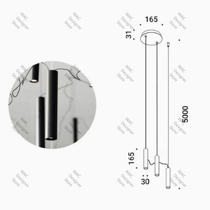 Simbiosi Suspension pendant Lamp Italian Combination spot Light