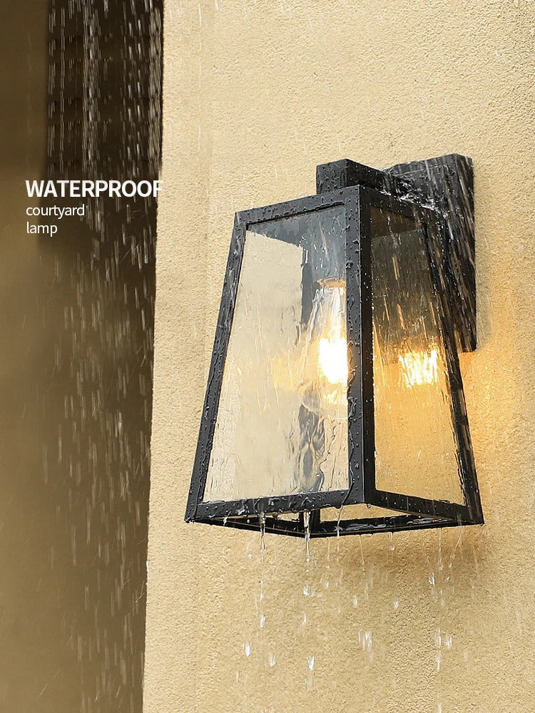 Outdoor Waterproof Wall Lamp Modern Villa Corridor Garden Exterior Lamp Wall light