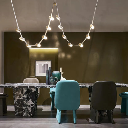 Nordic Leather Chandelier Designer Lighting