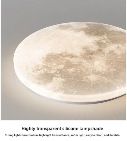 Lunar LED Ceiling Light Minimalist Bedroom Kitchen Balcony Decor Lighting Fixture