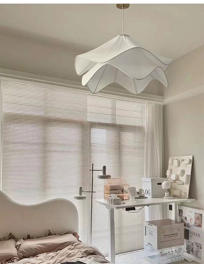 Lia Pendant lamp Nordic white fabric pendant light