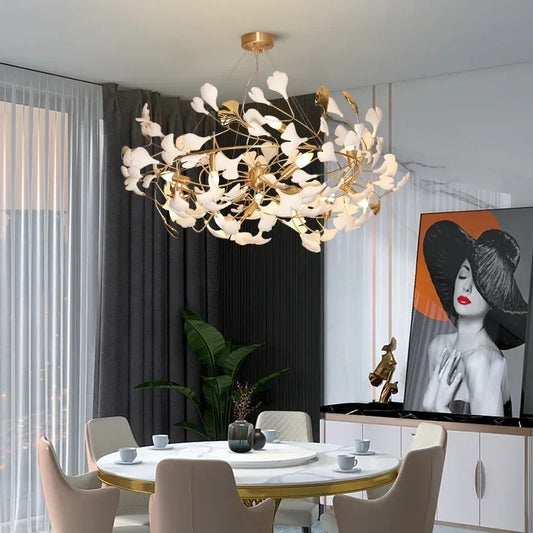 Ginkgo Halo Chandelier