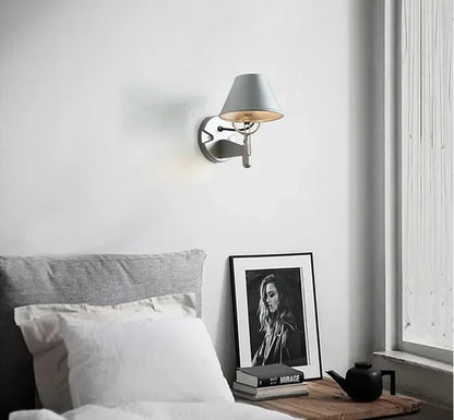 Italian swing arm wall lamp LED Silver Black wall lamp Rotatable Adjustable Reading Lights Decor wall mounted bedside lights