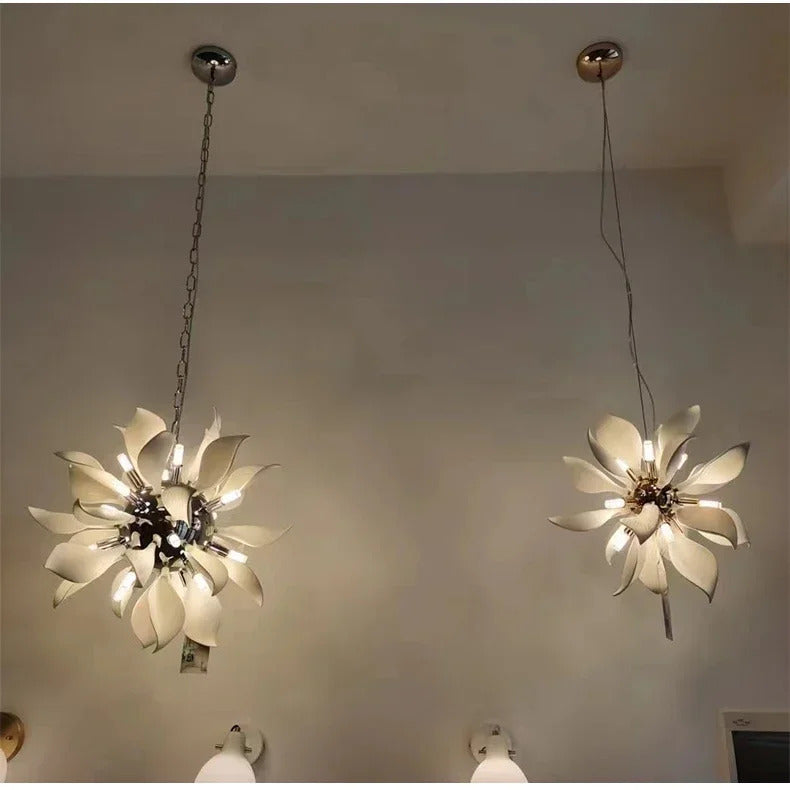 Nordic Petal chandelier Luxury Ceramic Pendant Lamp