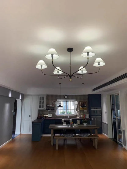 Mid century chandelier Bedroom dining room lighting