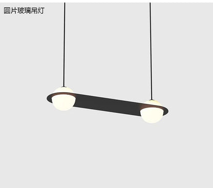 Laurent Collection Nordic glass ball pendant light art led geometric lamp