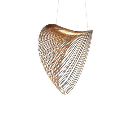 Nordic Modern Wooden Chandelier Minimalist Design Personality Pendant Lights Living Dining Room Coffee Shop Bedroom Decor Lamp
