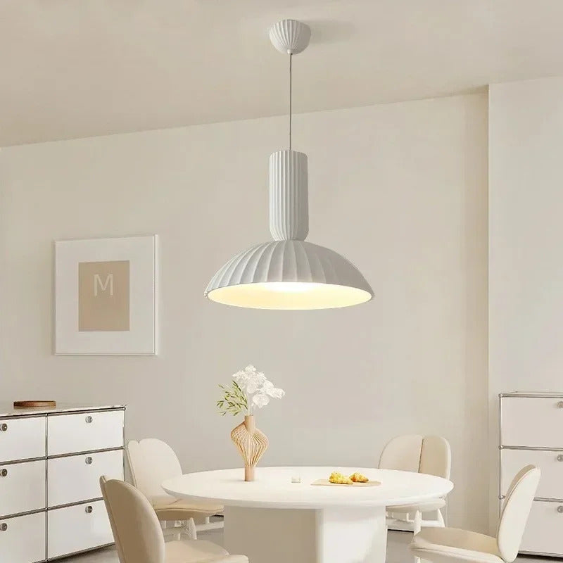 French Gypsum Pendant Light Nordic Designer Restaurant Chandelier
