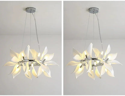 Nordic Petal chandelier Luxury Ceramic Pendant Lamp