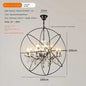 Retro Wrought Iron Chandelier Rustic Orb Vintage Crystal Bird Cage pendant lamps