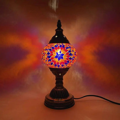 Turkish mosaic glass Table Lamp home bedside table lamp