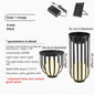 Outdoor Waterproof Lawn Lamps Solar Courtyard Balcony Garden Plant Flowerpot LED lamp