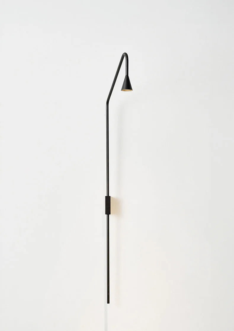 Minimalist Bedroom Bedside Floor Lamp Designer Gold Standing Light