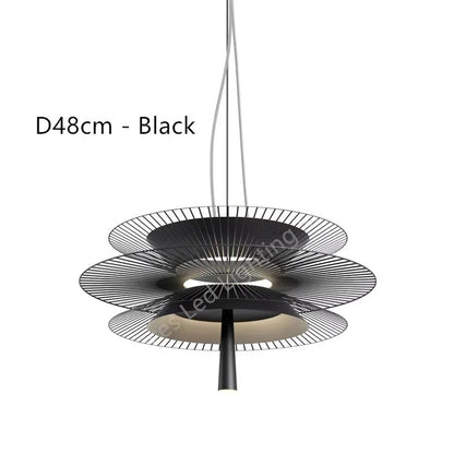 Vintage Gravity Origin Chandelier Luxury Metal lustre suspension black amd gold light for Living Dining Room kitchen island Lamp