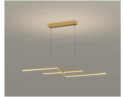 Modern geometric pendant light Led Home suspension metal