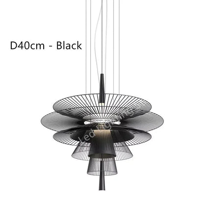Vintage Gravity Origin Chandelier Luxury Metal lustre suspension black amd gold light for Living Dining Room kitchen island Lamp