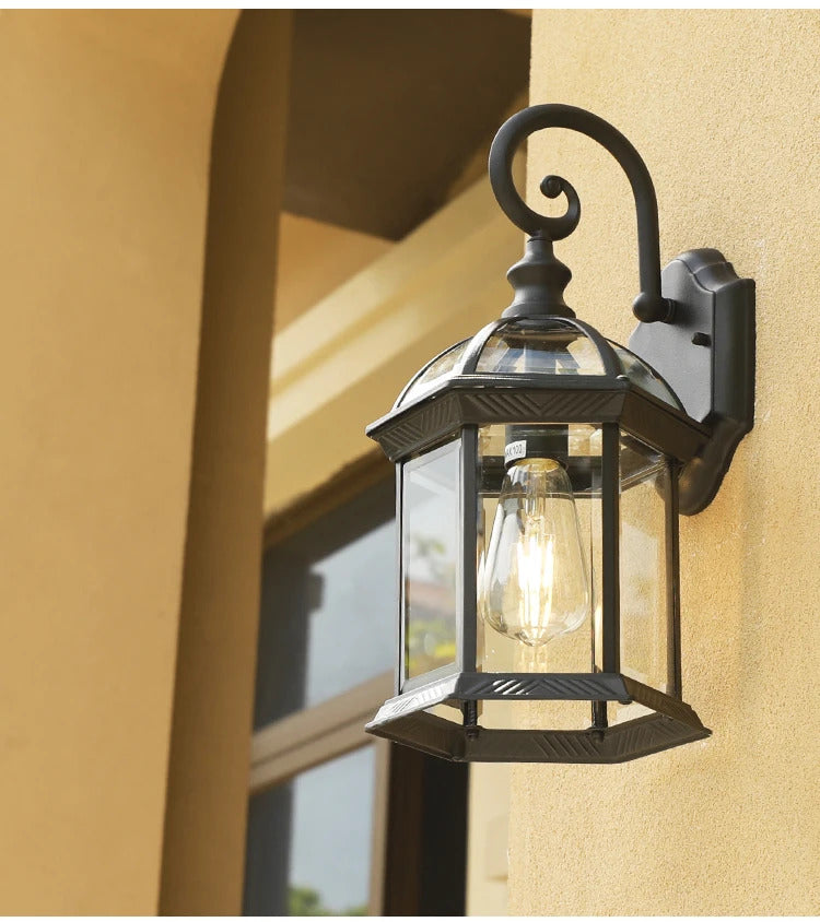 Outdoor Waterproof Wall Lamp Modern Villa Corridor Garden Exterior Lamp Wall light
