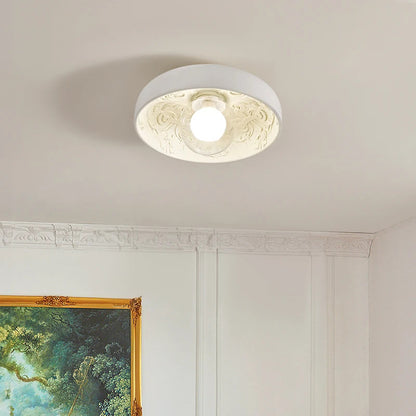 French Resin Ceiling Light Balcony Bedroom Corridor Lighting Fixture