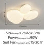 Milky white Ceiling Lamp esthetic room ceiling light fittings