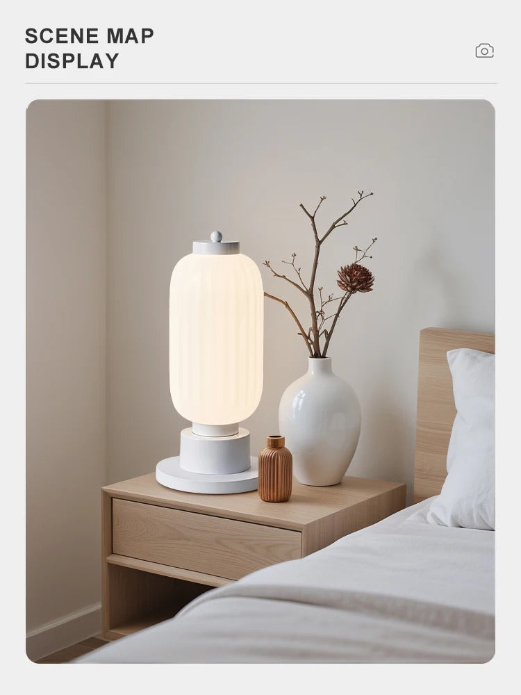 Modern Long Floor Lamp Nordic Minimalist Cream Lampshade Iron Base standing lights