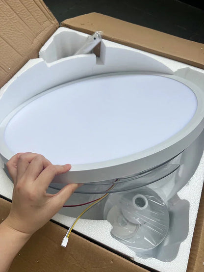 Ceiling Fan With Light Modern Remote Smart Invisible Ceiling Fan Bedroom Lamp