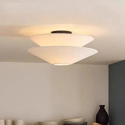 Gull Pendant Light Creative Umbrella Fabric Pendant Lamp