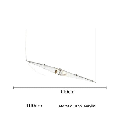 Postmodern pendant lights Designer luxury minimalist glass pendant light