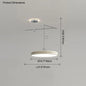 Dining table light modern chandelier Round Reading Desk Light