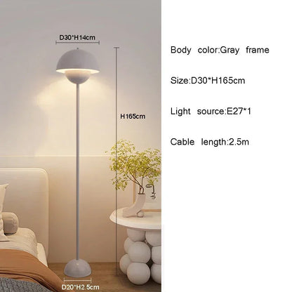 Fiona Floor Lamp Table with E27 Changeable Bulb for Bedroom Living Room