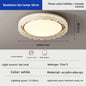 Light Luxury Bladeless Fan Light Modern Minimalist Creative Room Ceiling Light