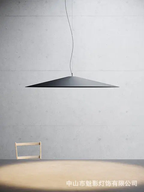 Minimalist black Flying Saucer Pendant lamp led round dining lamp