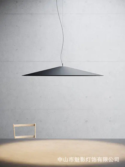 Minimalist black Flying Saucer Pendant lamp led round dining lamp