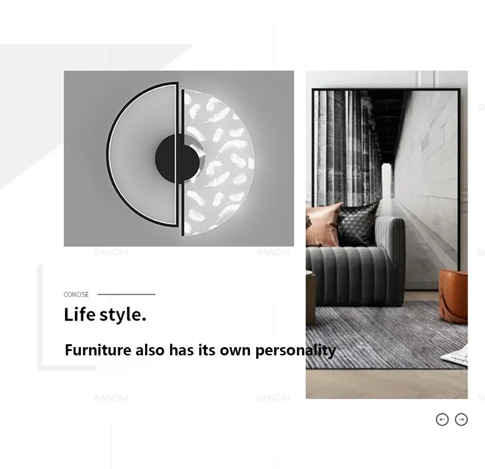 Modern LED Ceiling Lamp For Dining Room Bedroom Aisle Ceiling Light