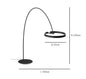 LED Designer Fishing Floor Lamp Room Luxury Designer Vertical Lamps