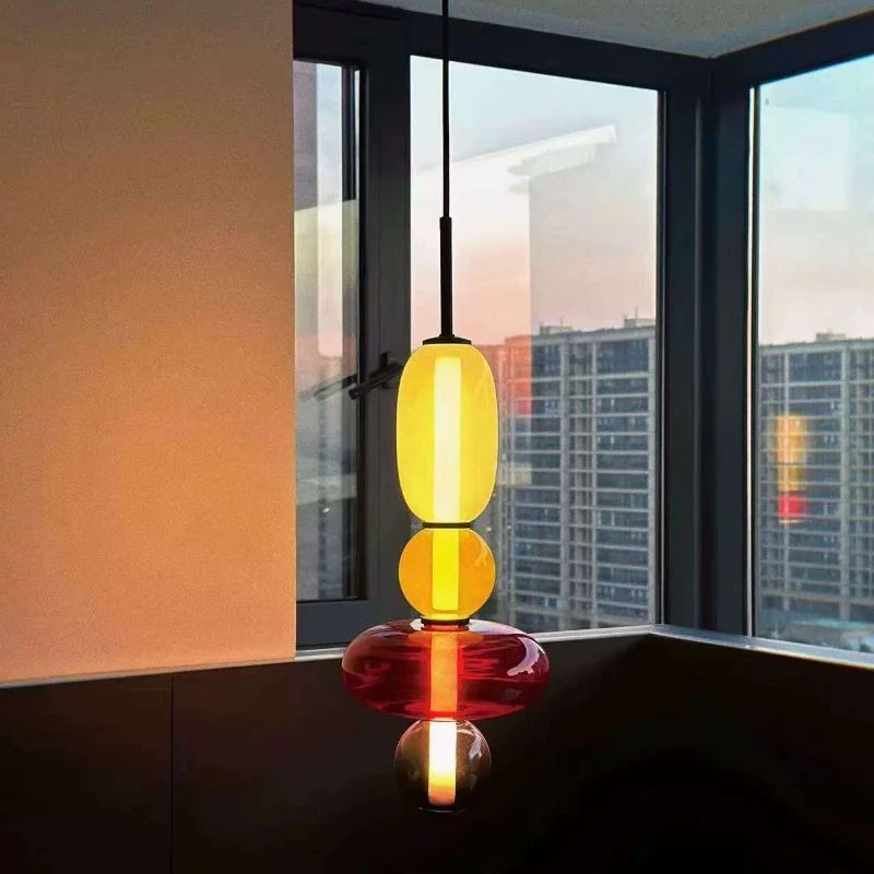 Candied Glass Combo Pendant Light