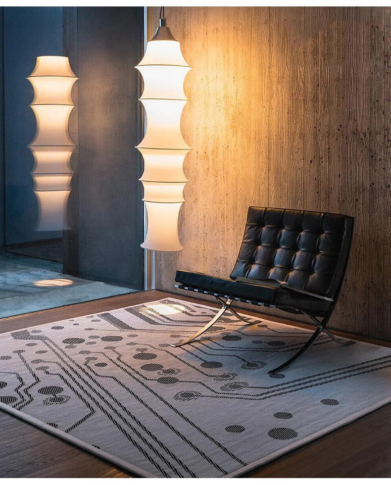 Nordic Minimalist Fabric Wabi Sabi Led Pendant Lights Bedroom Corner Bedside Lamp