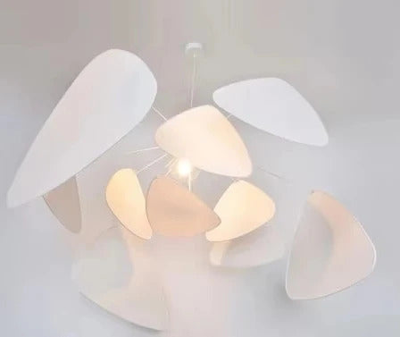 Rattan chandelier Wicker Suspension lamp