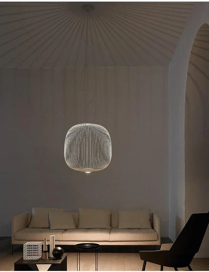 Creative Iron Pendant Lights Modern Chandelier Ceiling Lamp for Living Room Hanging Lamp Home Decor Dining Room Light Suspension