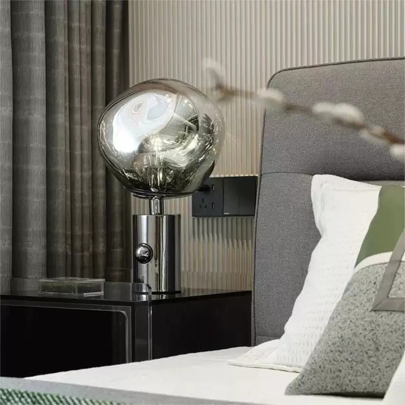 Modern Lava Lampshade LED Table Lamp Bedroom Living Room Restaurant Ambient Desk Lamp Creative Home Decoration Gifts Night Light