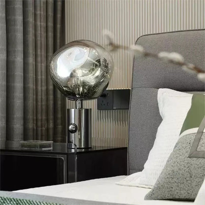 Modern Lava Lampshade LED Table Lamp Bedroom Living Room Restaurant Ambient Desk Lamp Creative Home Decoration Gifts Night Light