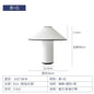 Japanese Wabi-sabi Retro Mushroom Desk Lights LED E14 Fabric Art Decorative Table Lamp Living Room Study Bedroom Bedside Sofa