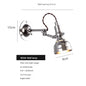 Bauhaus vintage silver wall lamp American Industrial Minimalist Adjustable wall lighting