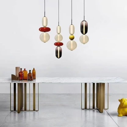 Candied Glass Combo Pendant Light