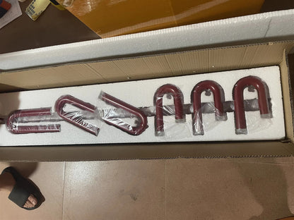 Nordic U-shaped Pendant lamp water pipe long strip Chandelier