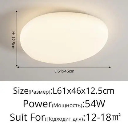 Milky white Ceiling Lamp esthetic room ceiling light fittings