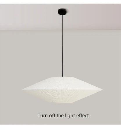 Brera Pendant Lamp Japanese Fabric Pendant Lamp Creative Dining Room B&B Ceiling Chandelier