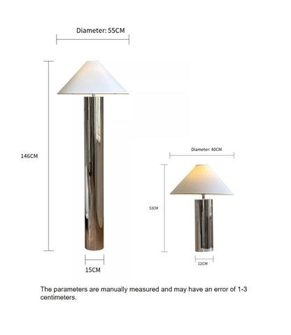 H5 Modern Bamboo Hat Stainless Steel Floor Lamp Simple LED E27 Light Bulb Model Room Bedroom Study Designer Hat Desk Decoration