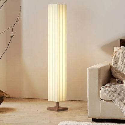 Wabi Sabi Fabric Floor Lights Home simple floor lamp